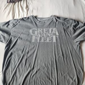 Greta Van Fleet Gray Short Sleeve Tee